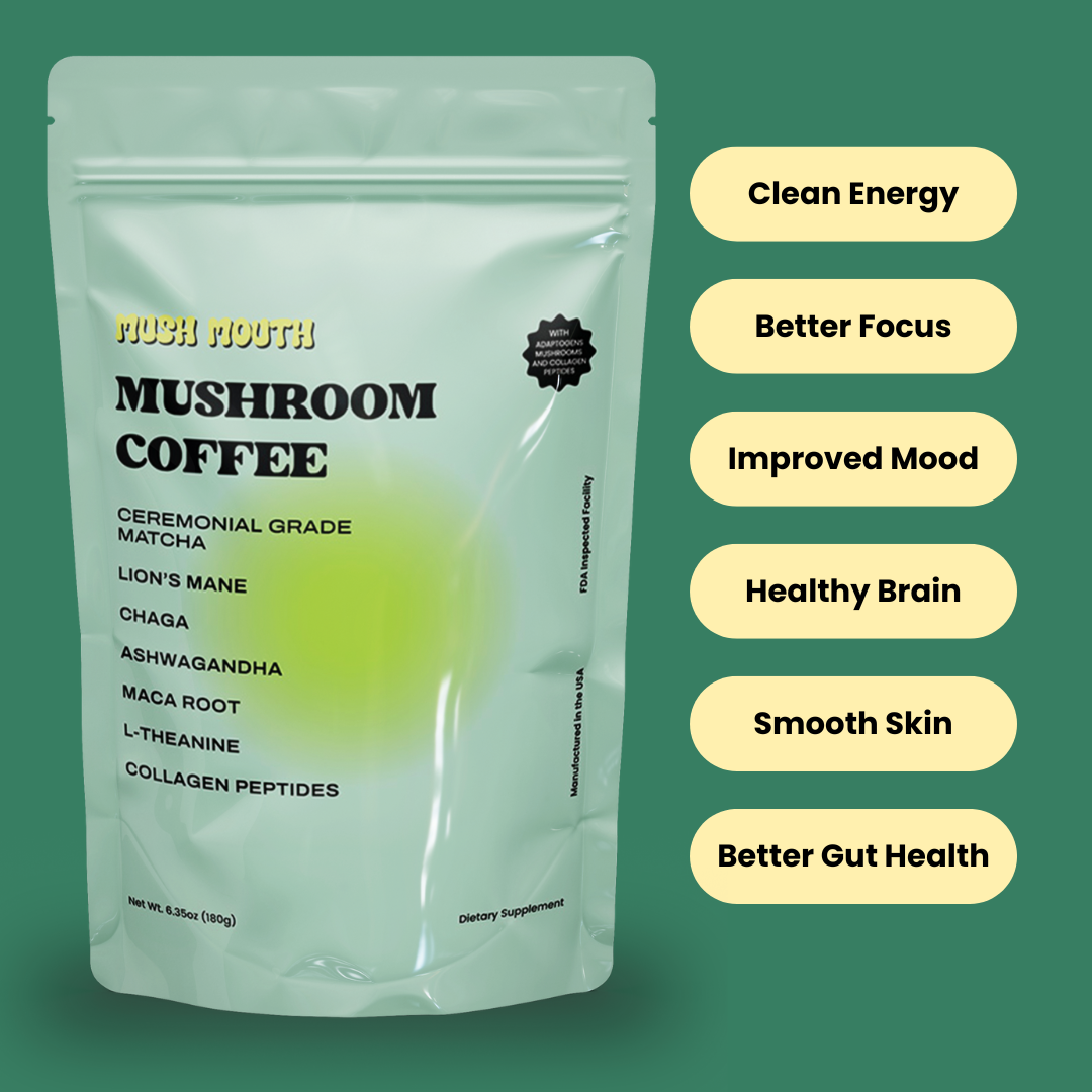Mushroom Matcha + Adaptogens and Collagen