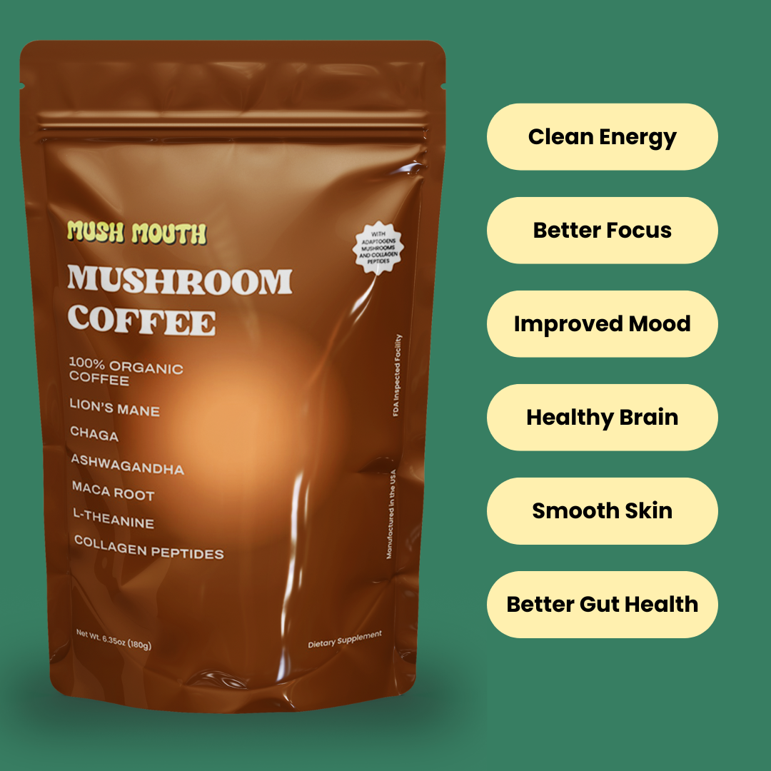 Mushroom Coffee + Adaptogens and Collagen