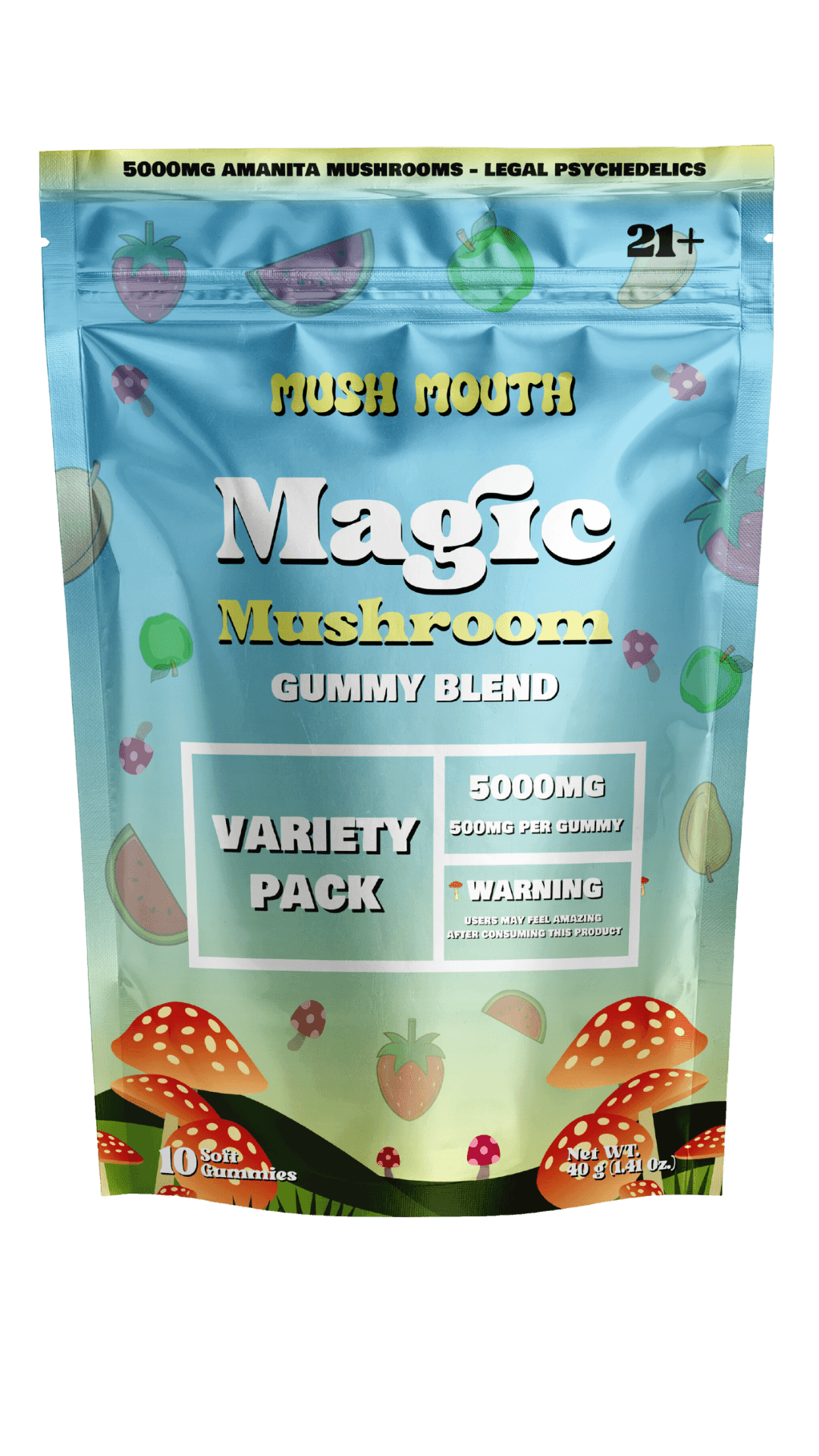 Amanita Muscaria Mushroom Gummies 5000mg - Mush Mouth